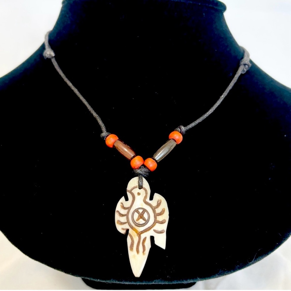 Bone Pendant Necklace